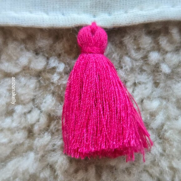 NWT RARE Anthropologie Embroidered Cactus Scarf - Picture 7 of 13